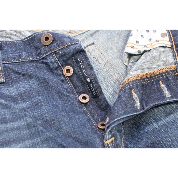 Lucky Brand 1 Authentic Skinny Stretch Button Fly Denim Jeans Mens Size 36 x 30 - Picture 6 of 11